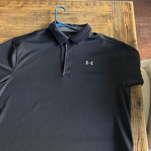 Under Armour Men's Dark Gray Polo Shirt